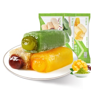Fried Sesame Potato - Mango Flavor Handmade Glutinous Rice Cake Matcha Pastry Snack Traditional Snack 150G/ Bag
