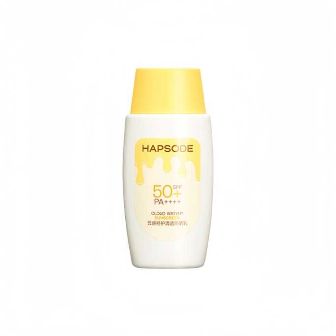 [중국 직배송] 웨푸티 아이스크림 선스크린 로션, 산뜻하고 촉촉한 제형, 끈적임 없이 얼굴 보호 및 자외선 차단, 지성 피부용 선크림 50g SPF50+ PA++++