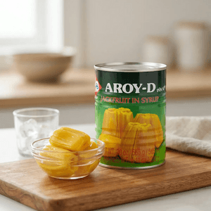 Jackfruit In Syrup -Alloy Dee Jack Fruit Syrup, 20 oz 【For Desserts, Milk Tea, and Various Beverages】