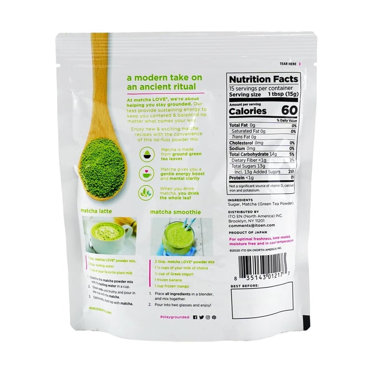 日本ITO EN伊藤园 MATCHA LOVE 抹茶绿茶冲饮 226g 4
