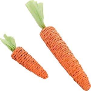 【中国直送】かわいいにんじん猫用おもちゃ 子猫用 - 耐久性、歯磨き、引っかき傷防止、ベル付き、2個パック