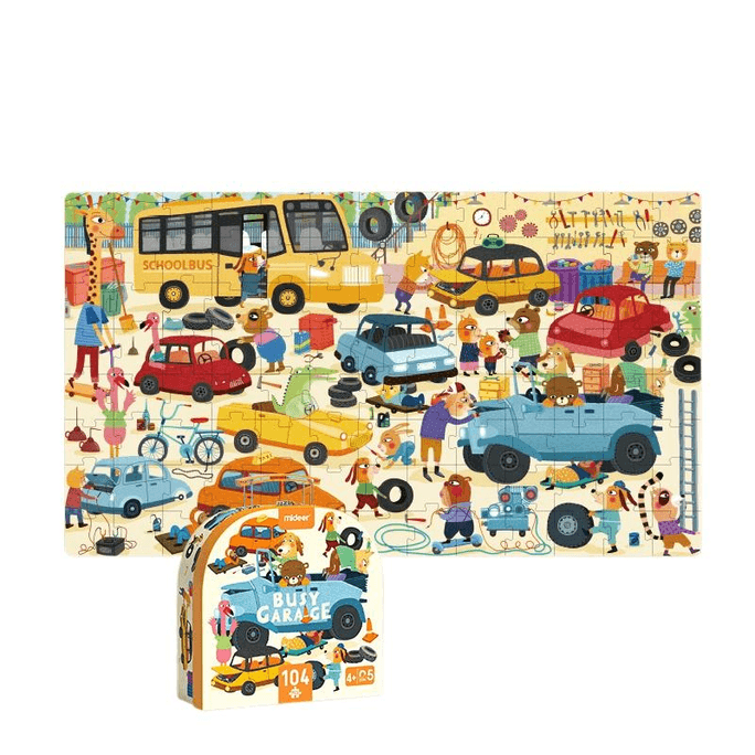 Mideer Children's Puzzle Puzzle Toys, Children's Gifts, Busy Repair Shop * 1 Box