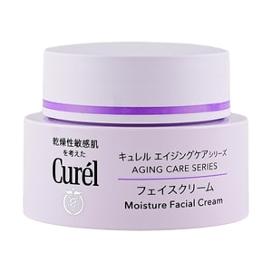 日本KAO花王 CUREL珂润 润浸抗皱紧致系列 滋润凝霜面霜 40g 淡纹紧致 水润透亮 针对干燥敏感肌