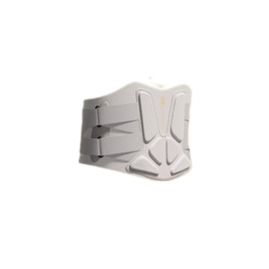 Heated Lumbar Support Belt with Massage Function Warm Therapy for Back Pain Relief One Pack Gray Medium/Small Size