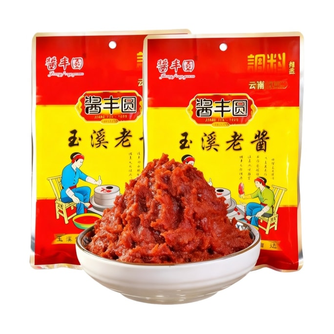  Yunnan Fermented Bean Paste 200g×2 | Traditional Zhajiang Noodle Sauce | Multi-purpose Seasoning | No Preservatives