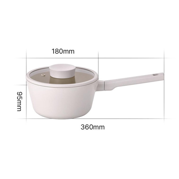 South Korea NEOFLAM Vulcan Stock Pot, Ceramic-Coated Cooking Pot, 7 Inches, Compatible with Induction Cookers & Gas Stov 4