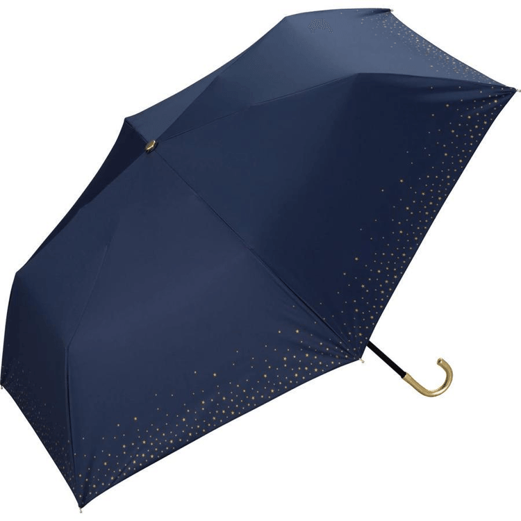 Wpc. Anti-ultraviolet folding umbrella dark blue - Yami.com