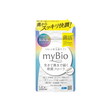 日本MDC METABOLIC MYBIO 酪酸活益生菌胶囊 清洁肠道 20粒入 10日份