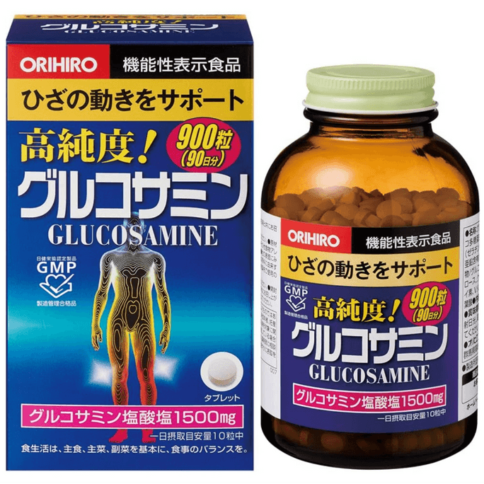 ORIHIRO Glucosamine Chondroitin For Middle-Aged And Elderly People 900 Capsules