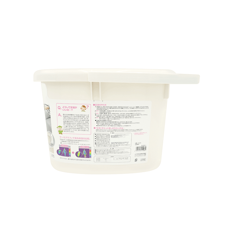 Foot Detox Massage Bucket Pearl White 4