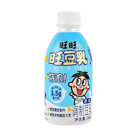 旺旺 旺豆乳 特浓原味 245ml【每100ml含3.5g高蛋白】【营养早餐豆奶】