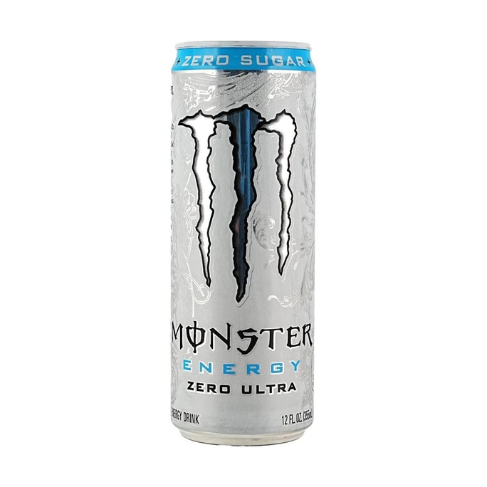 可口可乐 MONSTER魔爪 无糖能量饮料 加强原味 355ml【低卡路里】