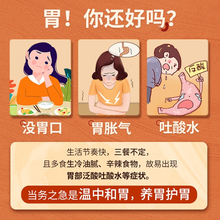 【中國直郵】 仲景 香砂養胃丸 2盒 香沙消化不良胃脹脾胃虛弱胃藥 4