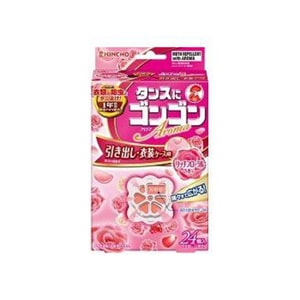 [일본에서 직접 우편 발송] 일본 KINCHO 골든 버드 곤충 퇴치제 서랍장용 진한 꽃향 24개입