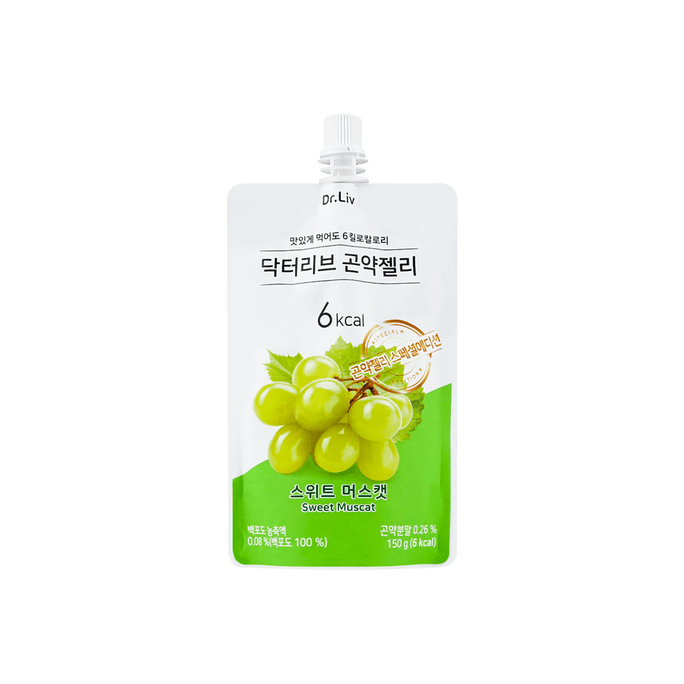 Sweet Muscat Konjac Jelly - Low Calorie Drink, 5.29oz