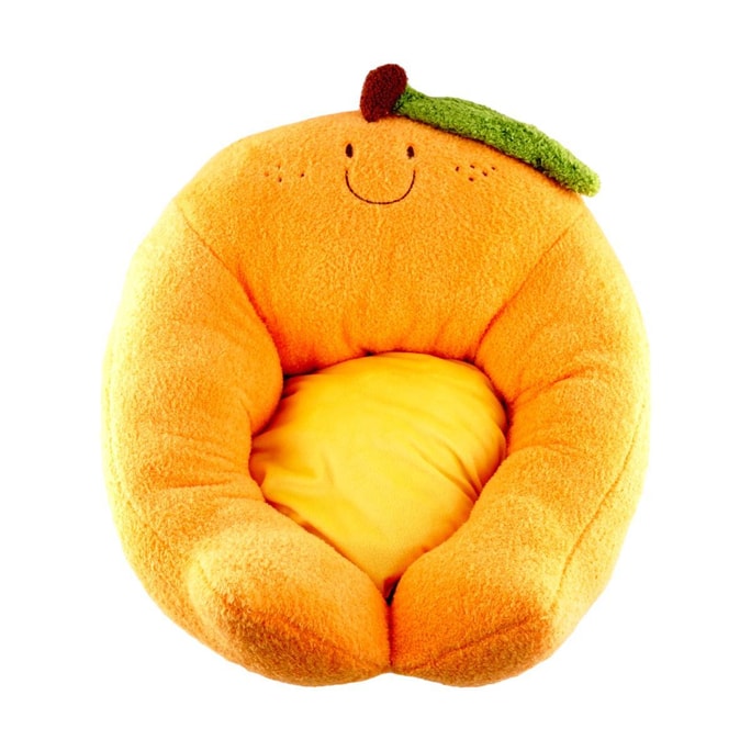 Cozy Pet Bed Dog Bed Cat Bed Orange Shaped 50*50*35cm