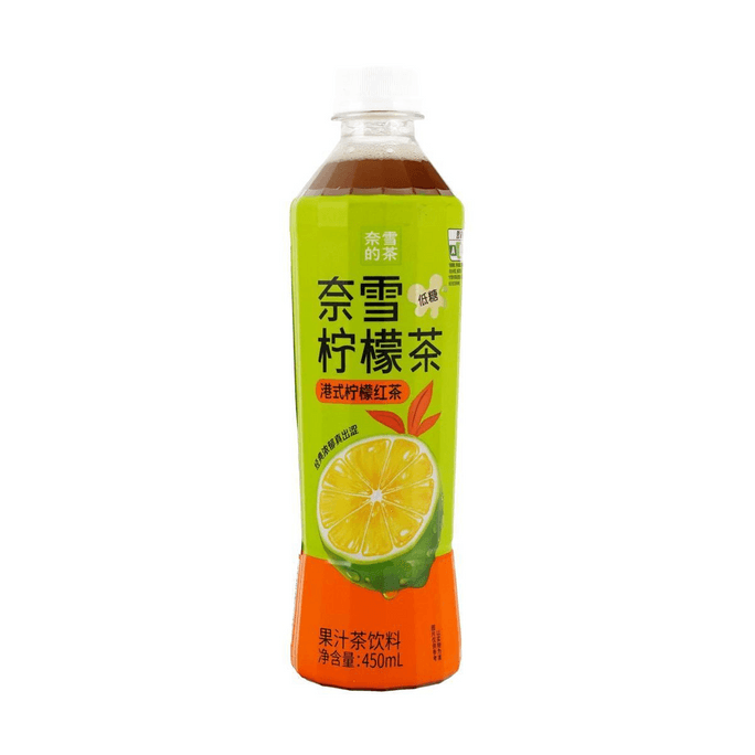 奈雪的茶 港式柠檬红茶 果汁茶 450ml【低糖0脂】
