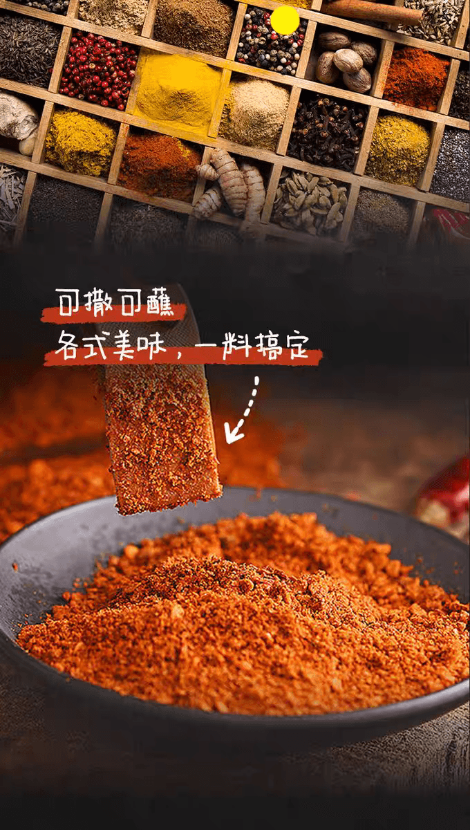 Authentic Garlic Flavour Salt and Pepper Powder, Guangdong Style, Small Pack Dipping Sauce 15g*3 bags