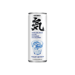 Genki Sparkling Water Yogurt Flavor 330ml