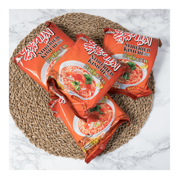 韩国PALDO八道 御膳泡菜面 内附韩国生泡菜包 4包入 600g 4