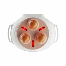 【中国直邮】 科爱元素 腹部按摩器 促进肠蠕动自动揉腹加热按摩小悬壶砭石揉腹仪 白色 1个