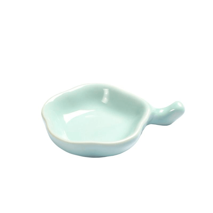 【中国直邮】紫金堂曹一阁陶瓷墨碟多功能青瓷碟文房四宝 粉青墨碟*1个