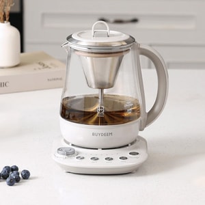 【立减$22.5到手价$127.49】BUYDEEM北鼎 养生壶电动煮茶 多功能煮茶器 咖啡蒸汽冲泡机 ABS壶身 1.5L K156