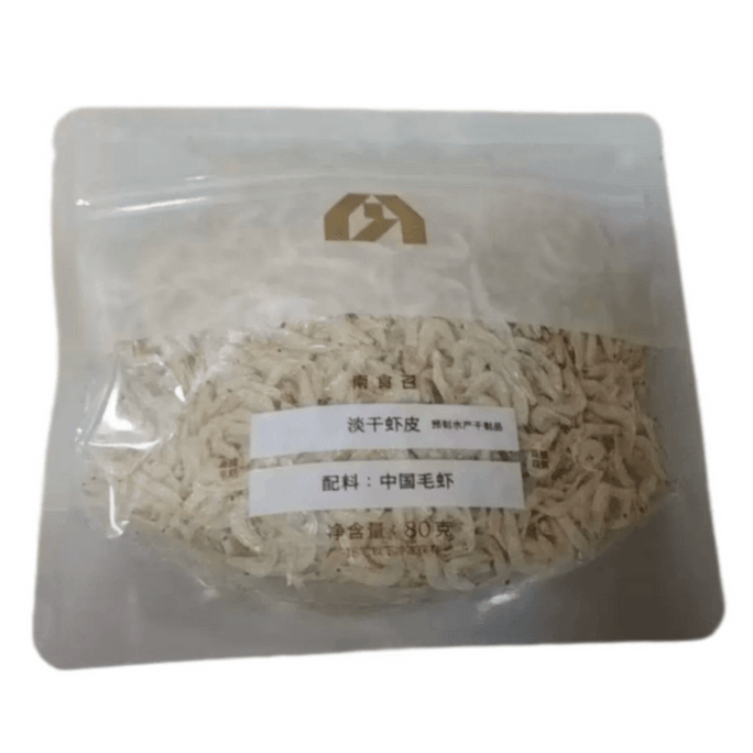 【台灣(中國)直送】 南食召 淡干蝦皮乾貨小蝦米料理80g*2袋