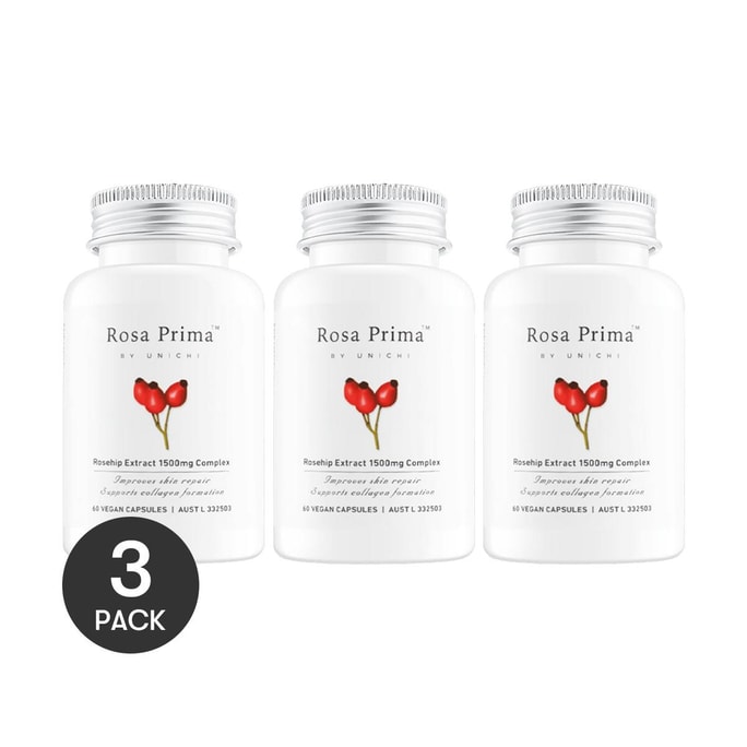 Rosehip Essence Capsules Generation 2, 60pcs*3【Value Pack】
