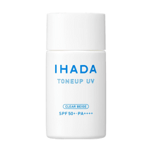 IHADA Toneup UV Milk Sunscreen, SPF50+ PA++++, Clear Beige, 1 oz.