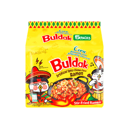 韓國SAMYANG三養 BULDAK 火雞麵 辣雞肉拉麵 玉米口味 130g*5包