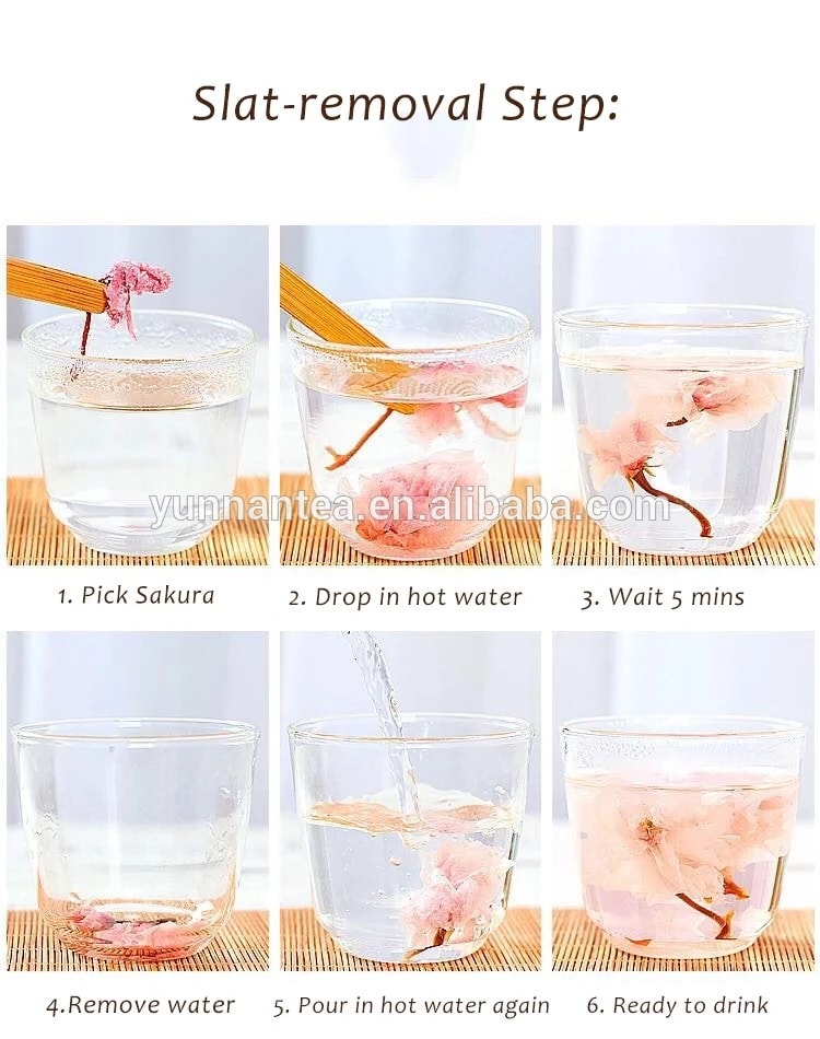 美国 仁信昌 樱花茶 80克 盐渍樱花 赠送佳人、妻子、女友、老师、同事的生日礼物