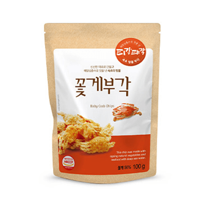 韩国Tigaktaegak青蟹煮饼干 100g