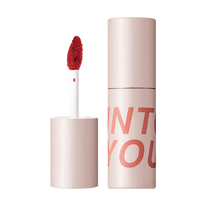 Direct Shipping |  Airy Lightweight Lip Mud, Matte Soft Mist Velvet Lip Glaze Lipstick, Shade W2 Juicy Persimmon, 1pc