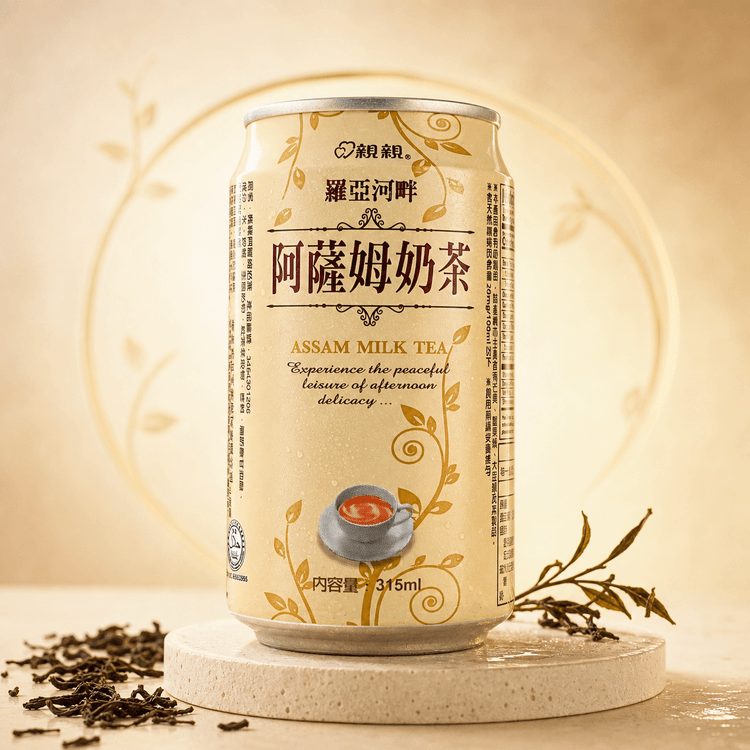 CHINCHIN Assam Milk Tea, 10.65 fl oz【Silky Taiwanese Tea Drink