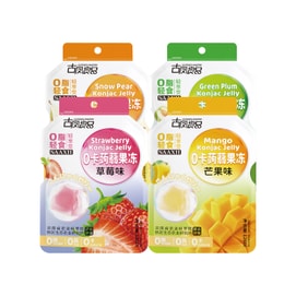 【0 Sugar 0 Fat 0 Cal】Healthy Konjac Jelly 504g  pack of 4(126g/pack)