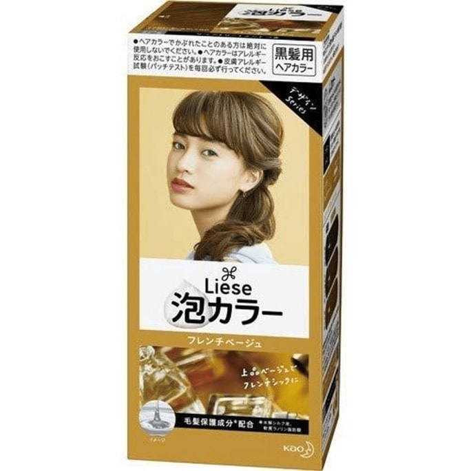 日本 KAO 花王 泡泡染发剂 法式米棕色 100ml