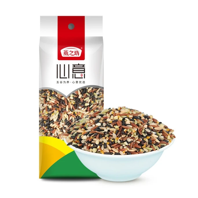 【中國直郵】 燕之坊 九色糙米五穀雜糧組合紅米黑米紫米蕎麥仁雜糧糙米 430g/袋