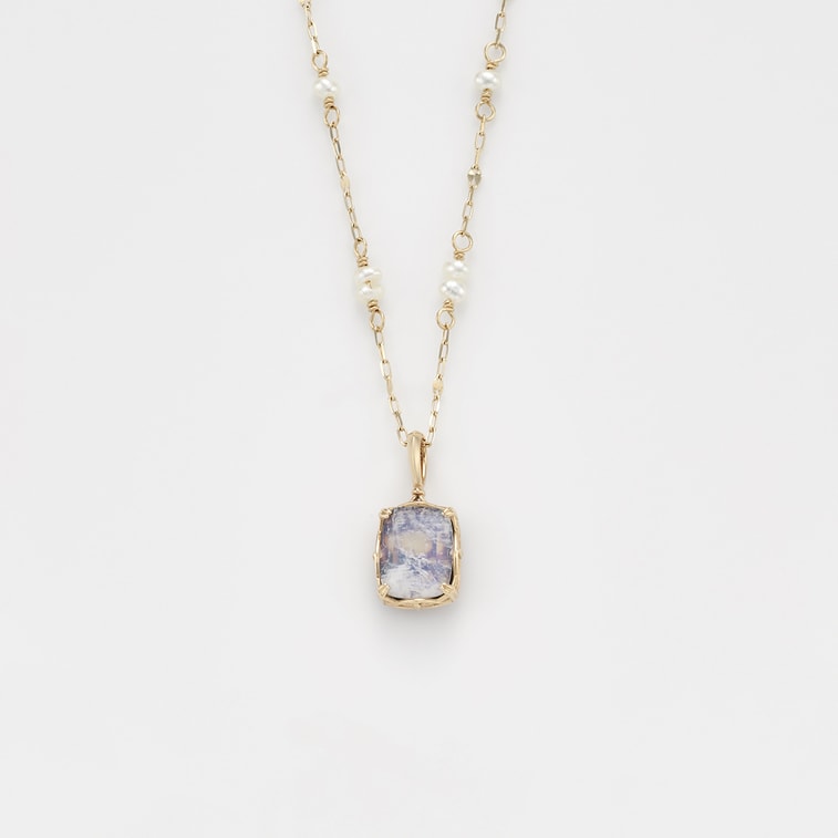[Direct Mail From Japan] Agete/acado [Swan Lake] Victorian Style 9K Gold Pearl Necklace 3