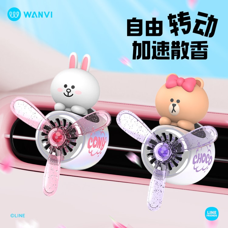 中国からの直送] LINE FRIENDS ブラウンベア ミニ飛行機車 アロマ