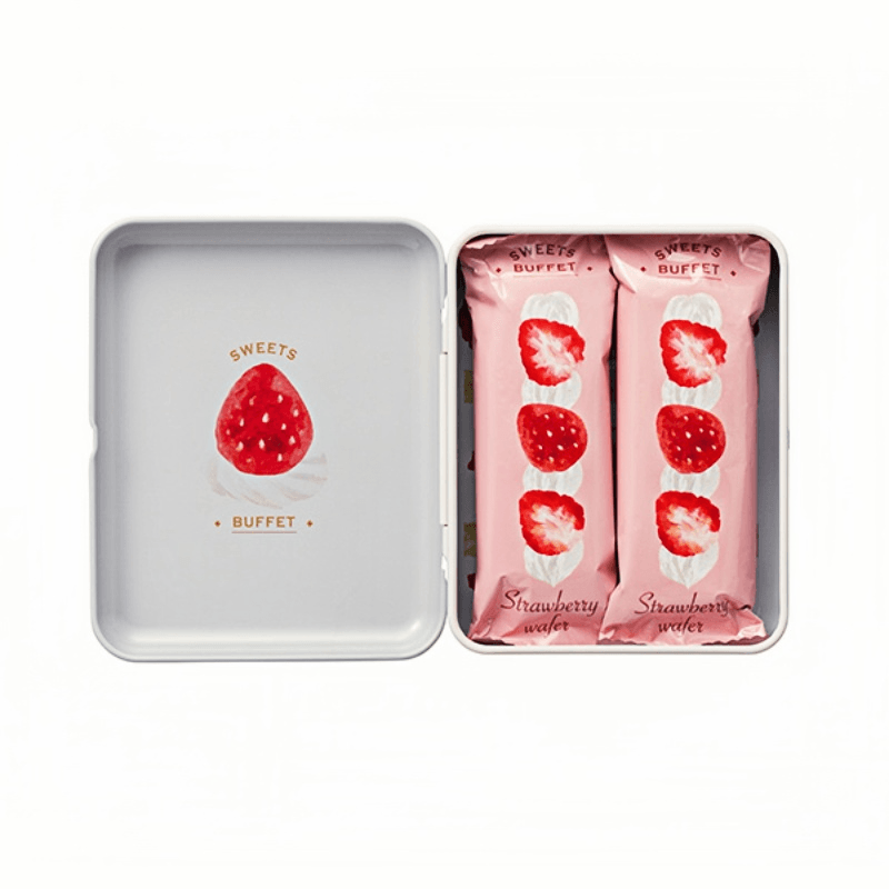 日本 MARY'S 情人节限定季节限定草莓巧克力甜点饼干 草莓巧克力糖果礼盒 方盒 2枚入