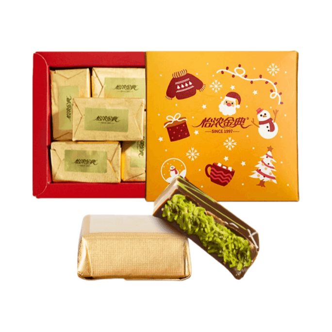 Yinong Classic Dubai Flavor Pistachio Chocolate Bread Crisps with Pure Cocoa Butter 150g*1 Box