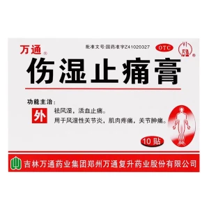 Shangshi Analgesic Ointment, Dispelling Rheumatism, Promoting Blood Circulation And Analgesic, Rheumatoid Arthritis, Muscle Pain, 10 Patches*1 box