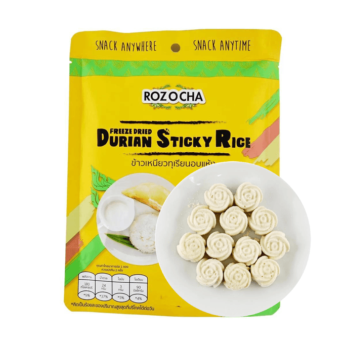 泰國ROZOCHA 凍乾榴槤糯米飯乾 40g