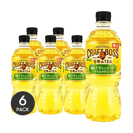 Craft Boss Honey Yuzu Tea Ade 2.29 fl oz *6【6 Packs】