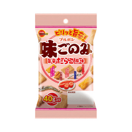 Delicious Combination Series Cod Roe Flavor Assorted Rice Crackers 40g ...