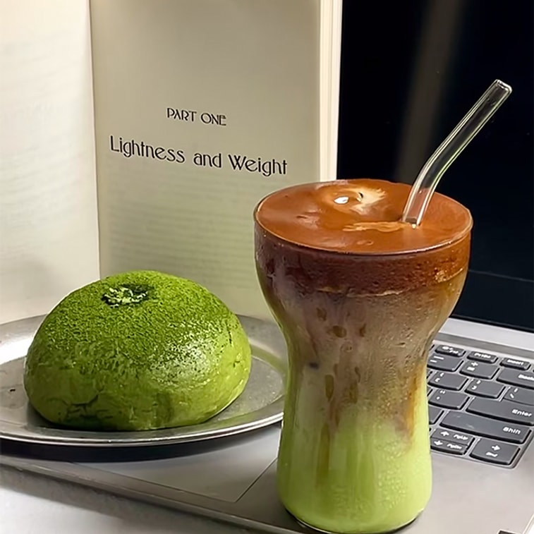 Poudre de matcha Gontomo Dogen [poudre naturelle de fruits et légumes comestible pour la cuisson et les boissons] peut être utilisée pour les biscuits, les petits pains, les nouilles, les raviolis 150g 6