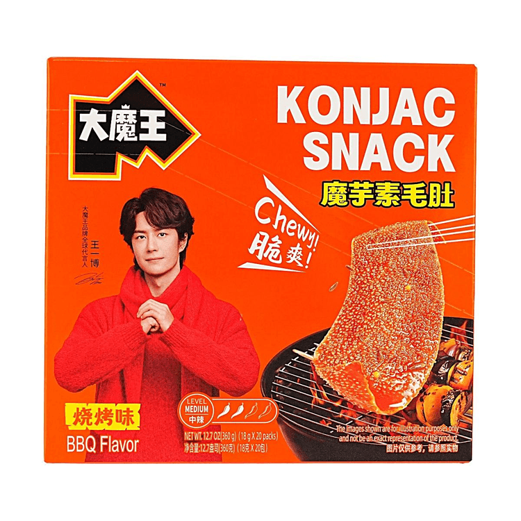 YANJINPUZI Konjac Snacks BBQ Flavor, 12.7 oz - Yami.com