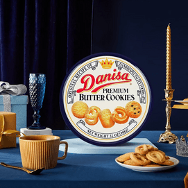 丹麦ROYAL DANISA皇冠曲奇 综合手工曲奇饼干礼盒  铁盒裝 908g【浓醇酥香】