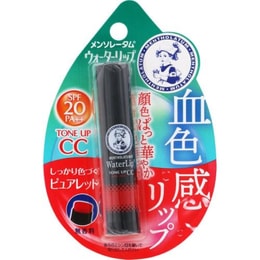 日本MENTHOLATUM曼秀雷敦 TONE UP CC 超显色水润口红 #鲜红 4.5g